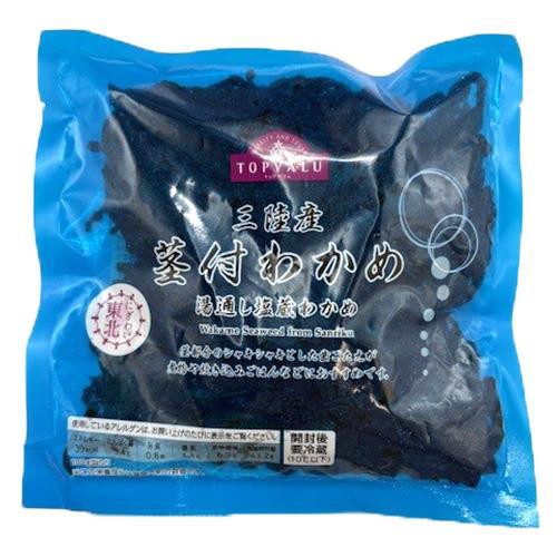 【冷蔵】三陸産茎付きわかめ 170g トップバリュ