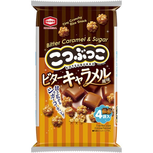 亀田製菓 こつぶっこ ビターキャラメル風味 4袋入