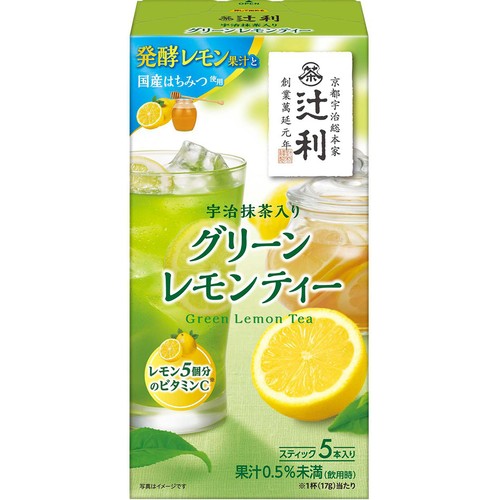 片岡物産 辻利 グリーンレモンティー 17g x 5本(85g)