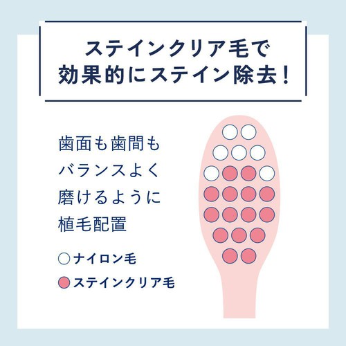 サンスター オーラツーミー　ハブラシ ステインクリア やわらかめ 1本