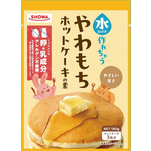 【専用】ほっとケーキ様 昭和産業 水だけで作れちゃう やわもちホットケーキの素 180g Green