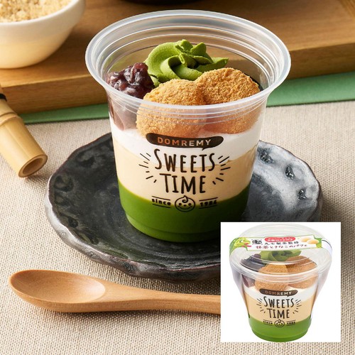 ドンレミー 丸七製茶監修 抹茶ときなこのパフェ 1個