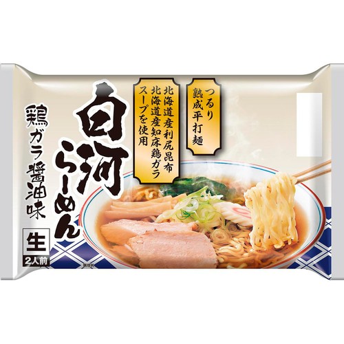 喜多方らーめん本舗 白河らーめん 醤油 2人前