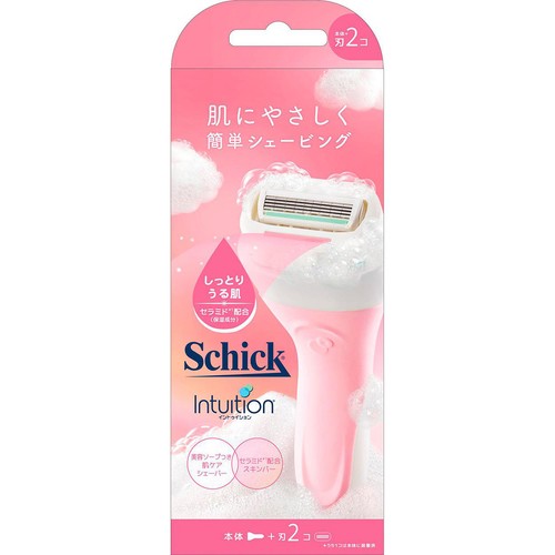 シック イントゥイション しっとり肌 4枚刃 ホルダー (本体 + 刃2コ