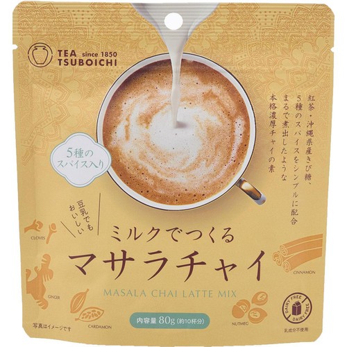 ちゃちゃまるさん専用 つぼ市製茶本舗 ミルクでつくるマサラチャイ 80g Green Beans