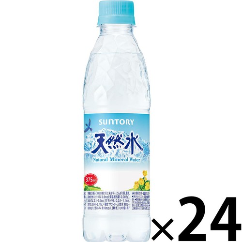 サントリー 天然水 1ケース 375ml x 24本