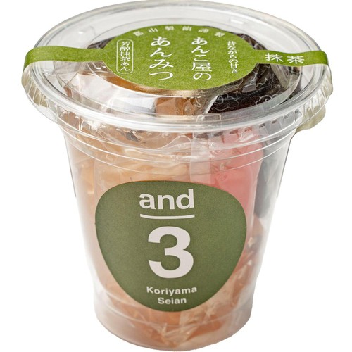 郡山製餡 and3 抹茶あんみつ  240g