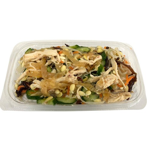 パック総菜 フジッコ 蒸し鶏と中華くらげの和え物 1パック(140g)