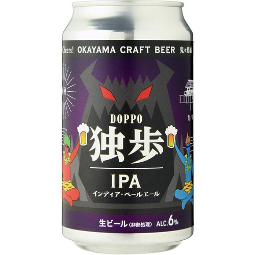 【6%】 宮下酒造 独歩 IPA 鬼ヶ島編 350ml