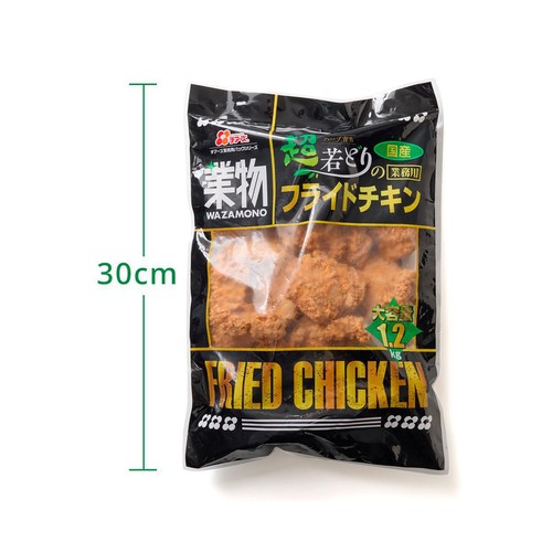 チキン 冷凍】 業物 業務用国産超若どりフライドチキン 1.2kg Green Beans