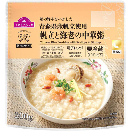 お粥 帆立と海老の中華粥 200g トップバリュ Green Beans | グリーン