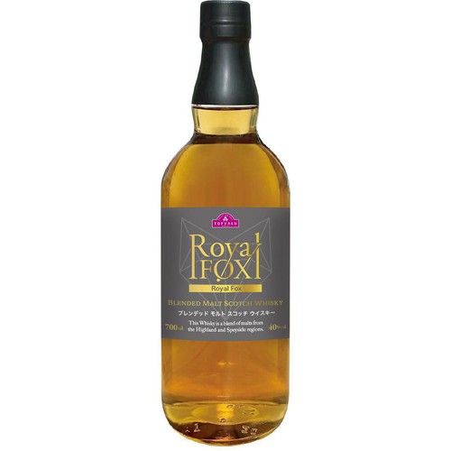 【40%】Royal Fox ブレンデッドモルト スコッチ ウイスキー 700ml トップバリュ