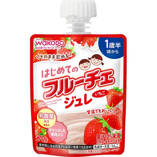 和光堂 はじめてのフルーチェジュレいちご 1歳半頃から 70g