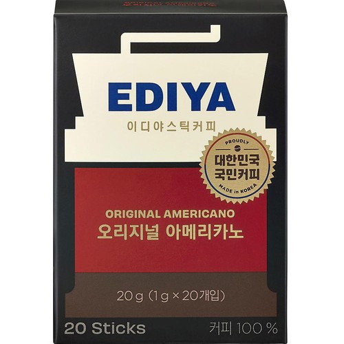 EDIYA COFFEE オリジナル アメリカーノ 20本入