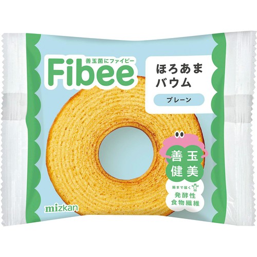 ミツカン Fibee ほろあまバウム プレーン 1個