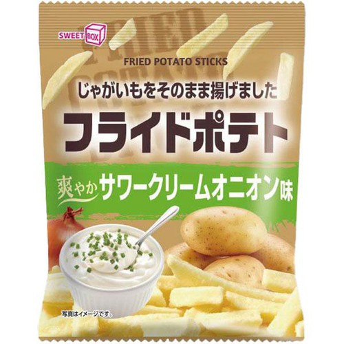 スイートボックス フライドポテト サワークリームオニオン 40g Green
