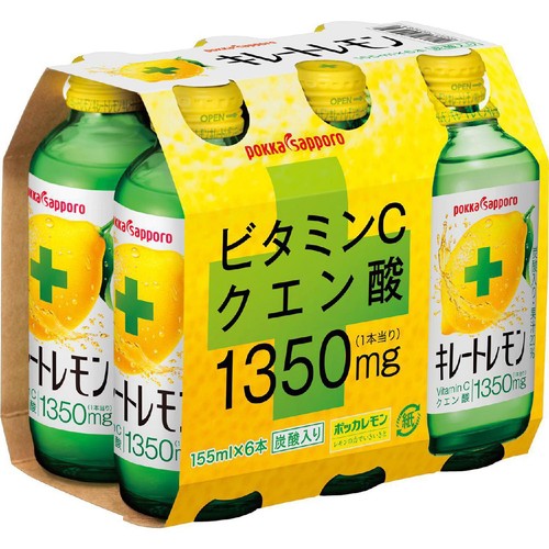 ポッカサッポロ キレートレモン 155ml x 6本