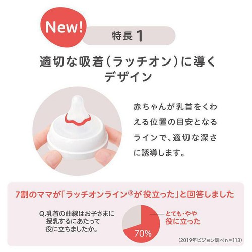 ピジョン 母乳実感乳首 6ヵ月／L 2個入
