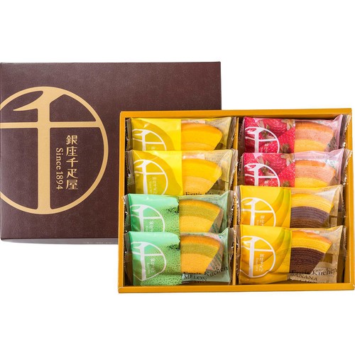 ふ*う様 【まとめ売り1】銀座フルーツクーヘン4種各2個入×12箱 銀座千疋屋 銀座フルーツクーヘン 4種 x 各2個 Green Beans | グリーン