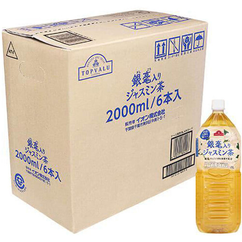 銀毫入りジャスミン茶＜ケース＞ 2000ml x 6本 トップバリュ Green