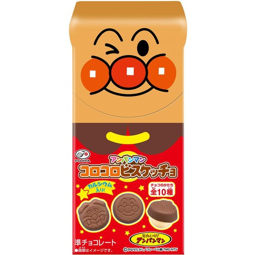 不二家 アンパンマン コロコロビスケッチョ 34g