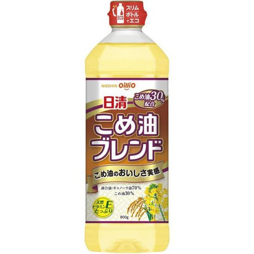 日清オイリオ 日清こめ油ブレンド 800g