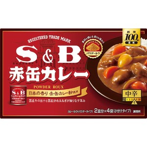 S&B 赤缶カレー 中辛  24入数 赤缶カレー 中辛 0.90KM - エスビー食品 | 辛メーター