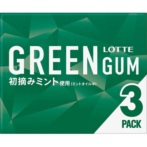 ロッテ グリーンガム 9枚 x 3個入 Green Beans | グリーンビーンズ by AEON