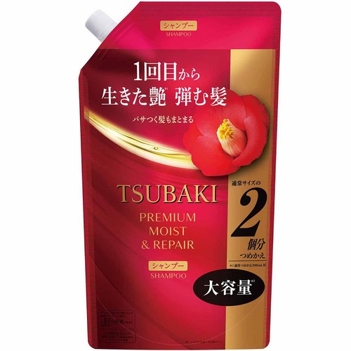 ファイントゥディ ツバキ プレミアムモイスト&リペア シャンプー つめかえ用2個分 600mL