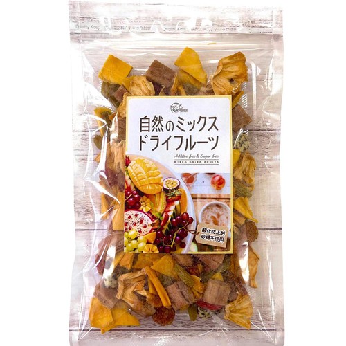 ジャパンファームプロダクツ 7種の自然のミックスドライフルーツ 195g