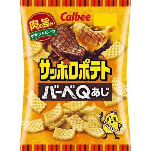 カルビー サッポロポテトバーベQあじ 72g