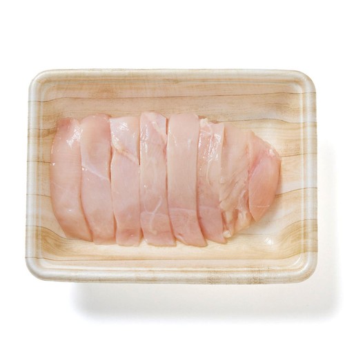 純輝鶏 皮なしむね肉スティックカット 170g-230g 【冷蔵】トップバリュグリーンアイ 青森県産
