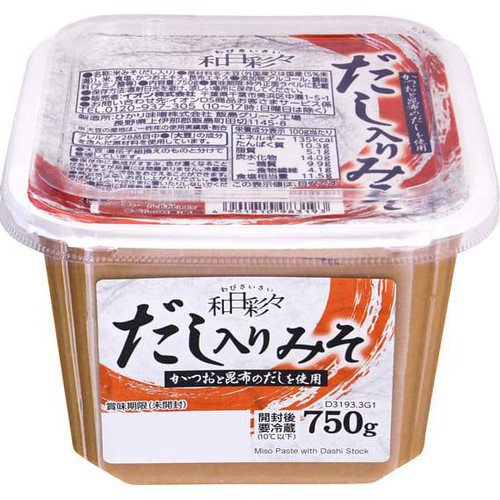 わびさいさいだし入り味噌 750g Green Beans | グリーンビーンズ by AEON