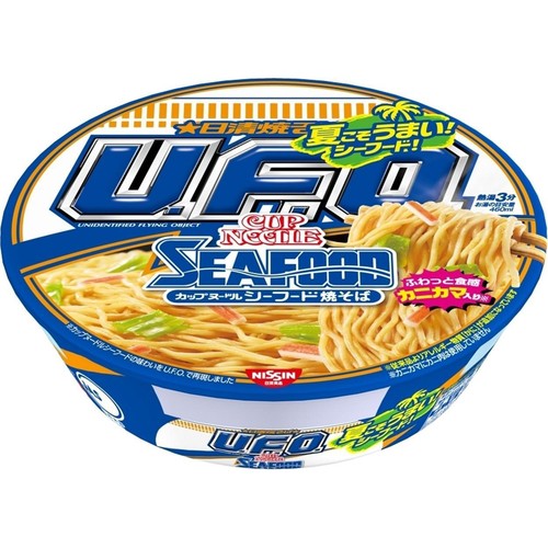 日清食品 日清焼そばU.F.O. カップヌードルシーフード焼そば 100g
