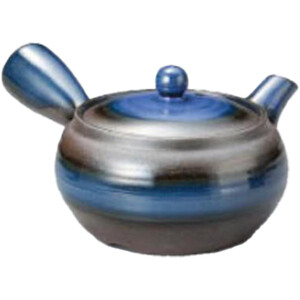 久村陶器(Hisamuratouki) 急須 茶 370ml 萬古焼 丸網 急須 千筋織部巻 7463 急須 万古焼 1個 約360ml 2-3人用  緑 織部かる-い急須 モダン急須 きゅうす 湯呑み 【BF最大1000円OFFクーポン配布中 11/27まで】食器 万古焼織部かる〜い急須 万古焼  日本製 急須 陶器 口径8.2 ... 萬古焼 急須 平形ナマコ巻急須（丸網）