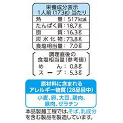 日清食品 天下一品 濃厚鶏白湯 2人前