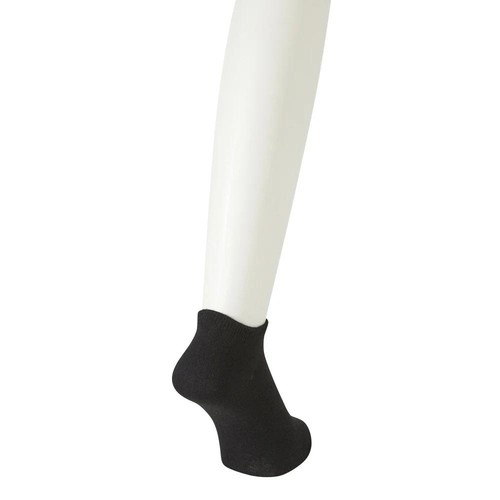 スニーカー丈 無地ソックス 4足組 紳士 クロ 27-29cm トップバリュ