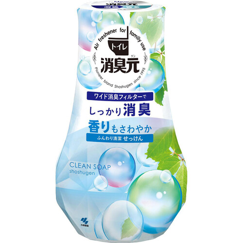 小林製薬 トイレの消臭元 ふんわり清潔せっけん 400mL