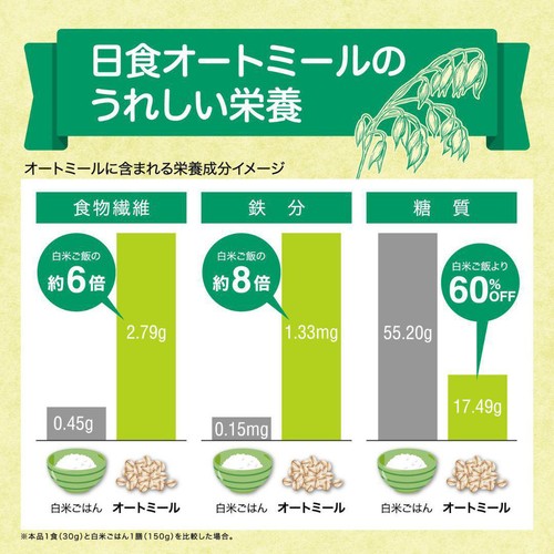 日本食品製造 オーガニックピュアトラディショナルオートミール 800g