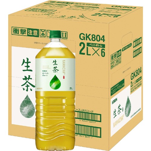 キリン 生茶 1ケース 2000ml x 6本 Green Beans | グリーン