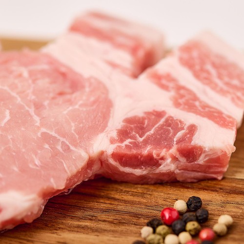 [鮮度+]【冷蔵】山形県産 豚肉ロース(リブ側)トンテキ用 150g-190g