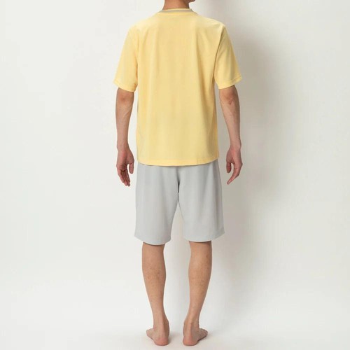 PEACE FIT(ピースフィット) COOL メッシュルームセット 紳士 ライトイエロー XL トップバリュ