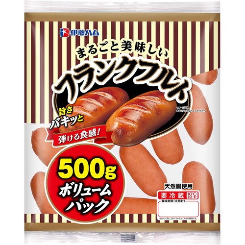 伊藤ハム まるごと美味しいフランクフルト大袋 500g