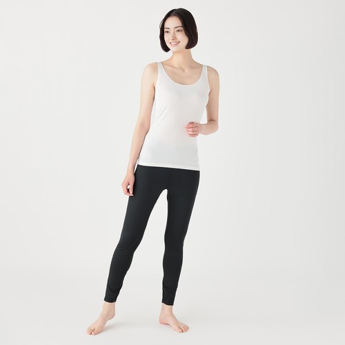 PEACE FIT(ピースフィット) SillkyFACT シームレスタンクトップ 婦人 オフホワイト L トップバリュ