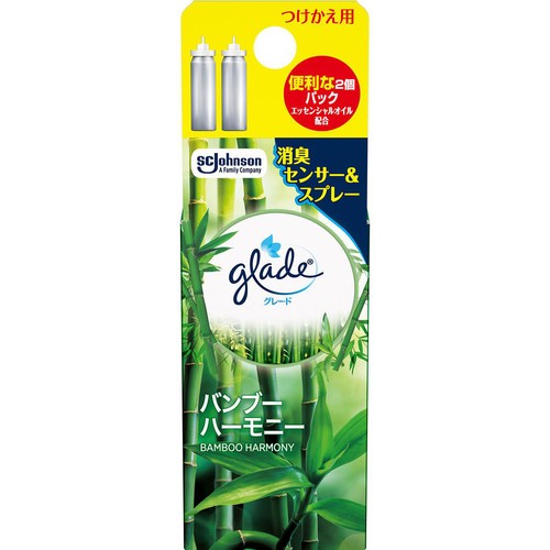 ジョンソン グレード消臭センサー&スプレーつけかえ用 バンブーハーモニー 18mL x 2個