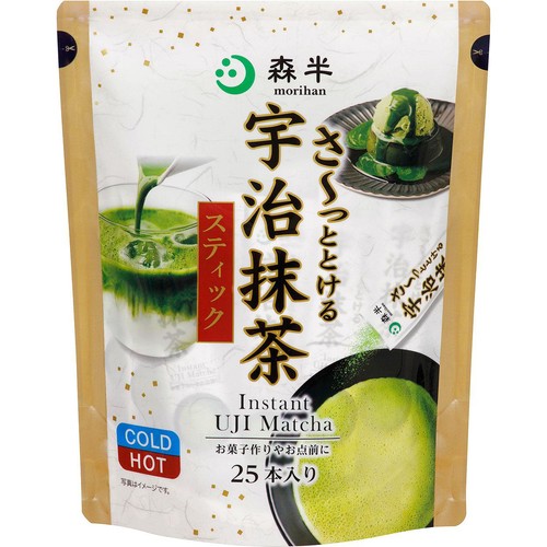 共栄製茶 森半 さ〜っととける宇治抹茶 45g(1.8g x 25本) Green Beans