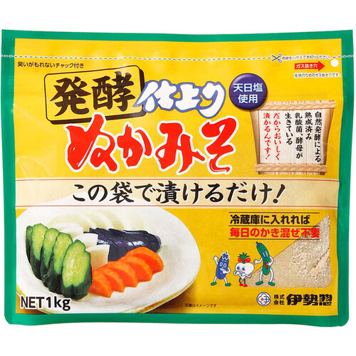 伊勢惣 発酵仕上がりぬかみそ 1kg Green Beans | グリーンビーンズ by AEON