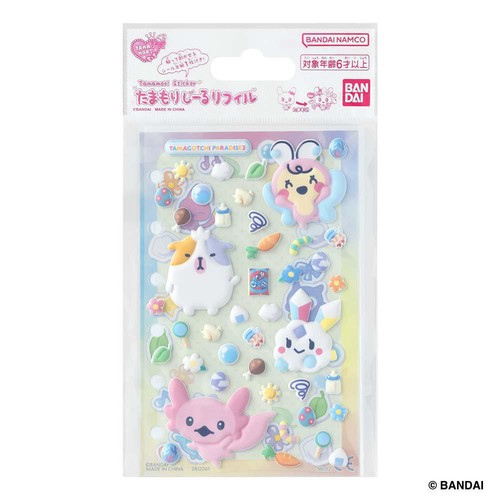 バンダイ たまもりしーるリフィル Tamagotchi Paradiseセット3  6才以上