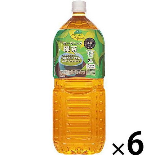 オーガニック緑茶＜ケース＞ 2000ml x 6本 トップバリュ グリーンアイ