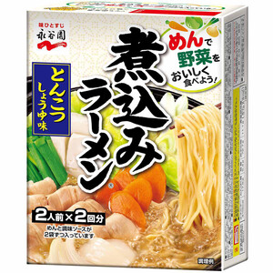 永谷園 煮込みラーメン とんこつしょうゆ味 2人前 x 2回分 284g Green Beans | グリーンビーンズ by AEON